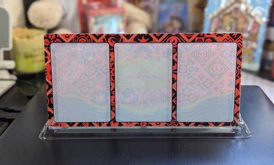 Red pokemon card frame