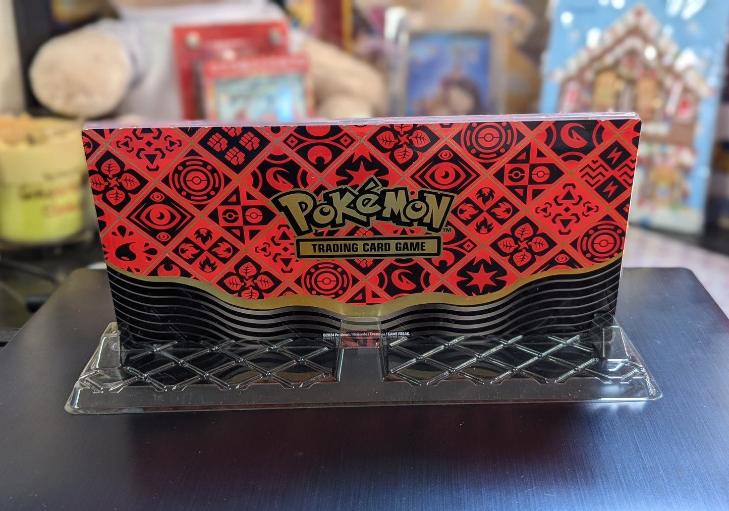 Red pokemon card frame
