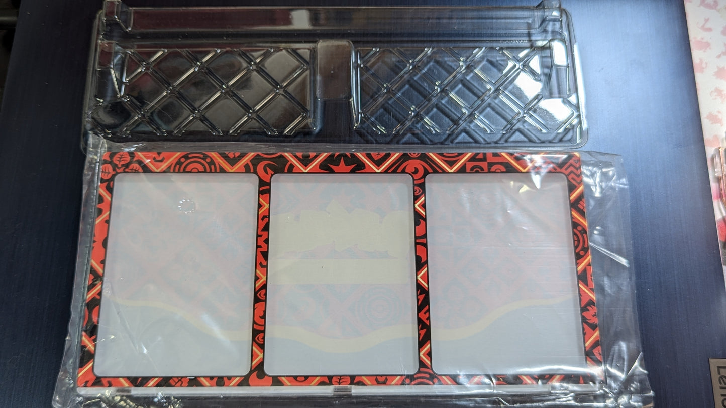 Red pokemon card frame