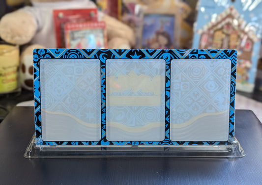 Blue Pokémon card frame