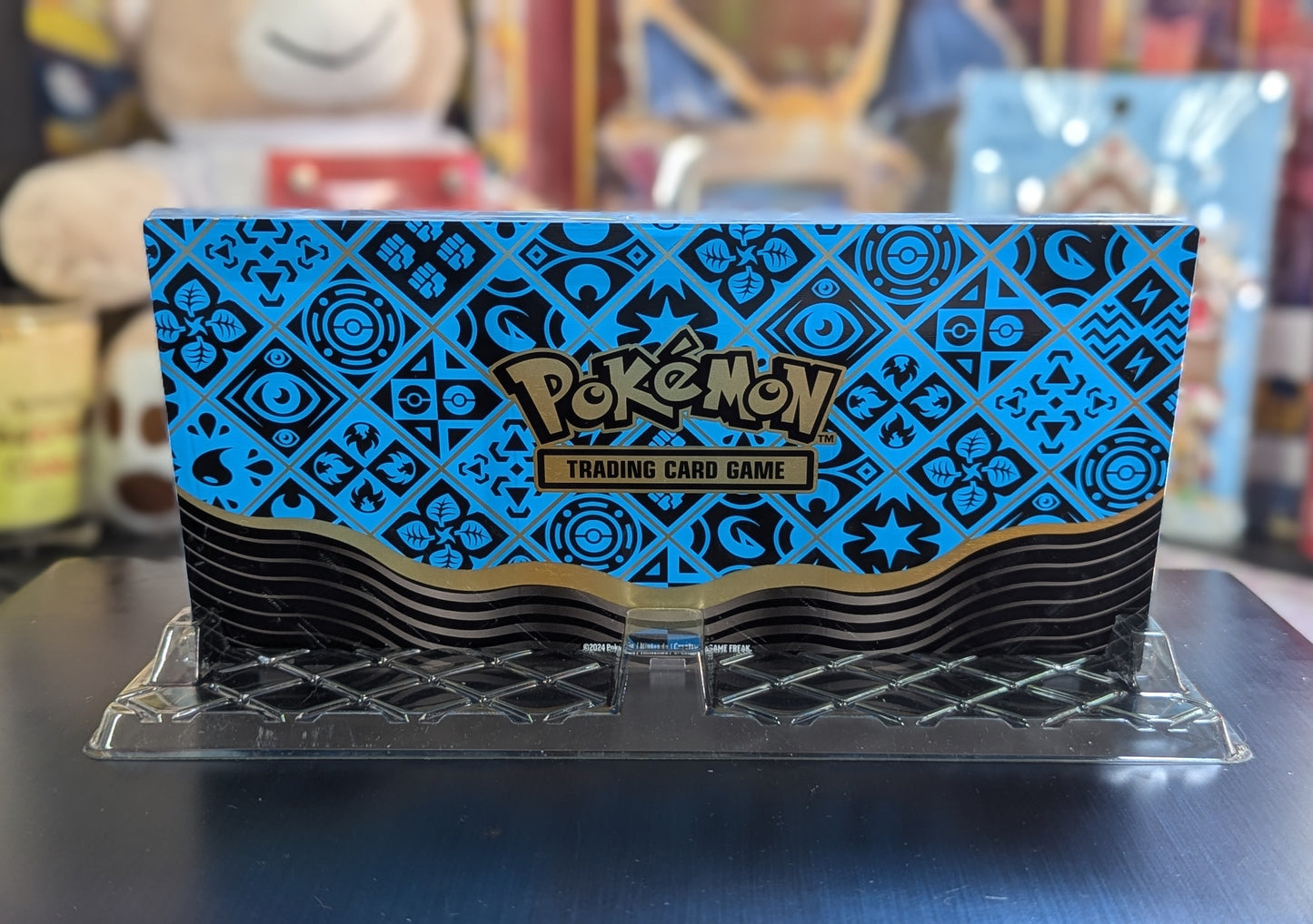 Blue Pokémon card frame