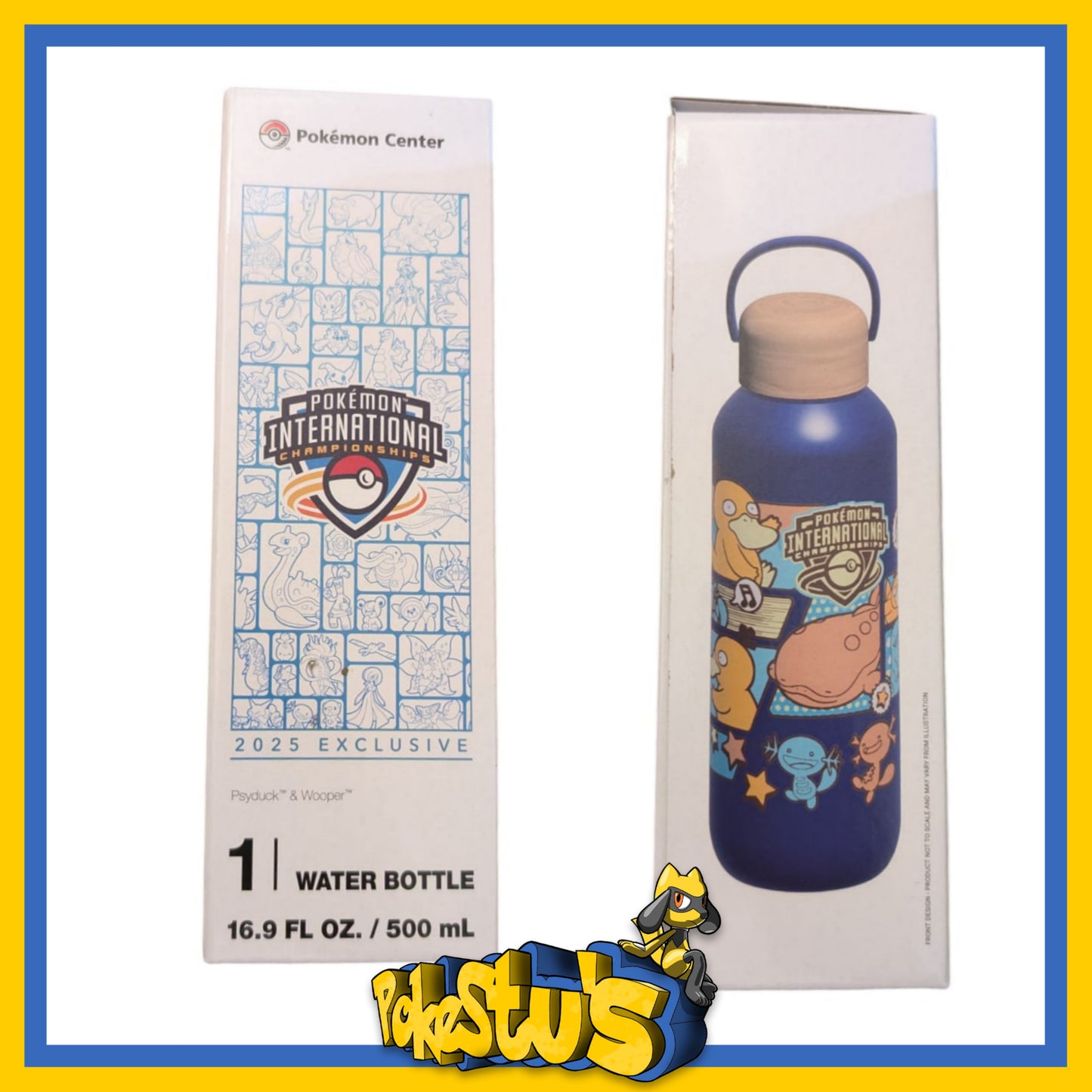 EUIC 2025 Pokémon Centre Exclusive Psyduck Water Bottle