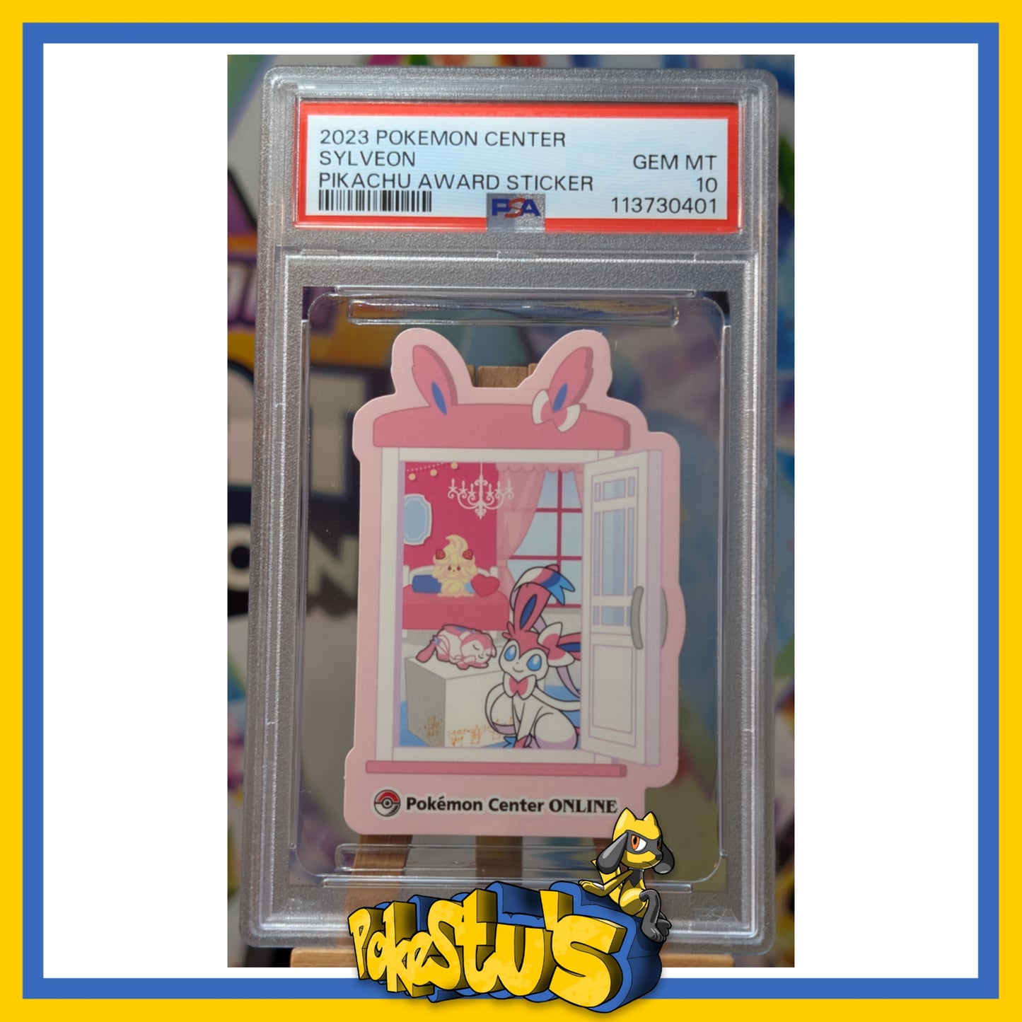 Sylveon - PSA 10 - Japanese Pokemon Center Online Sticker