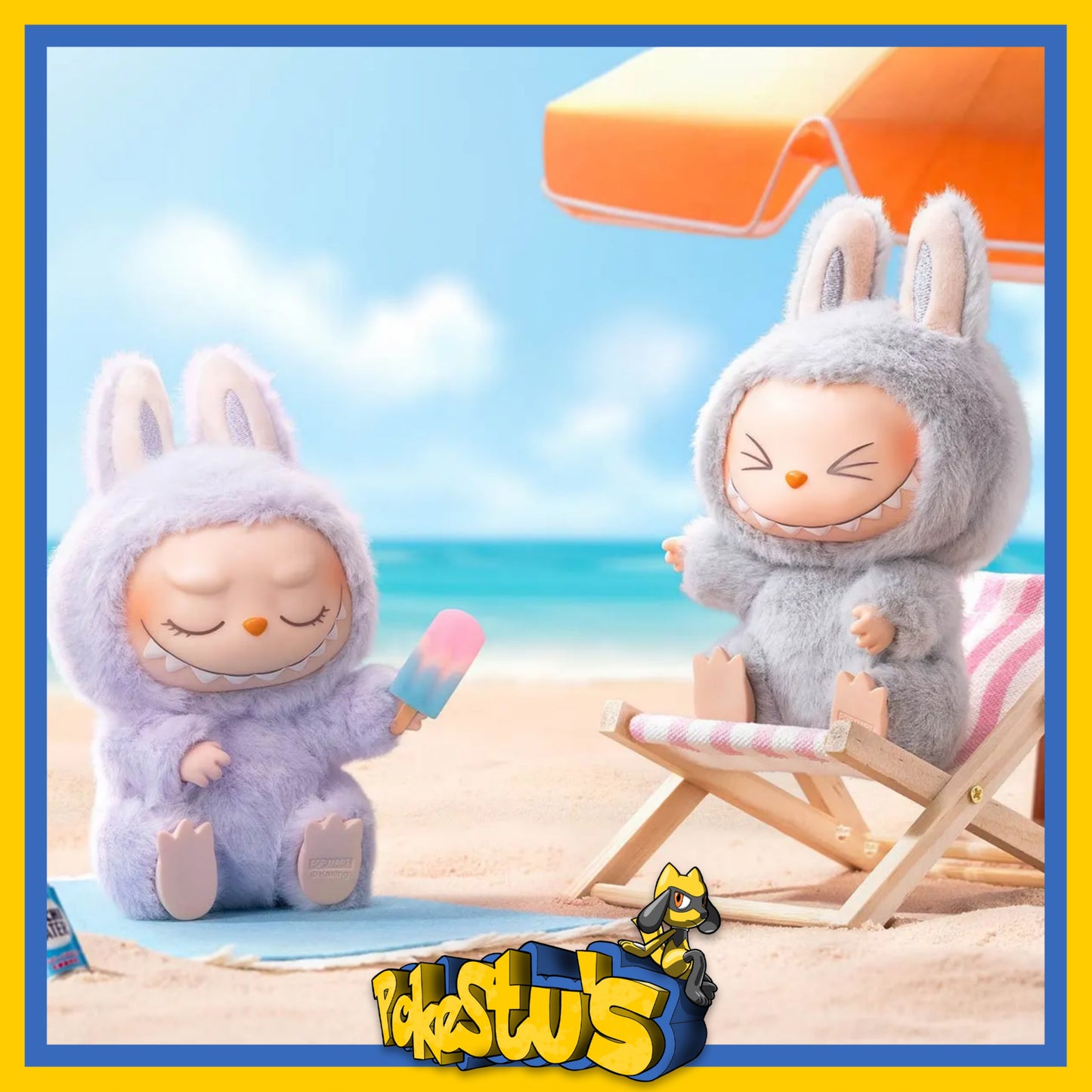 Offical PopMart -THE MONSTERS - Have a Seat Labubu -Plush Blind Box