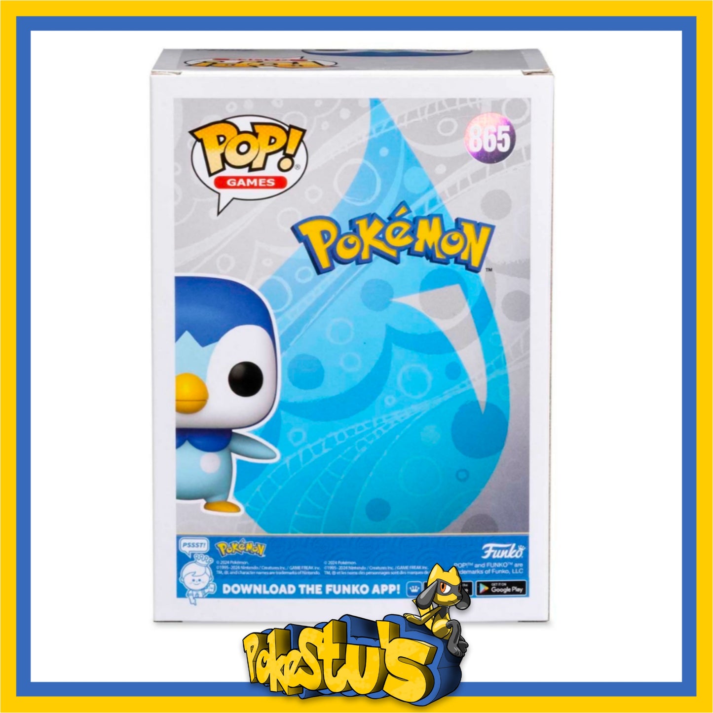 Piplup Pokémon Centre Pearlescent Funko Pop!
