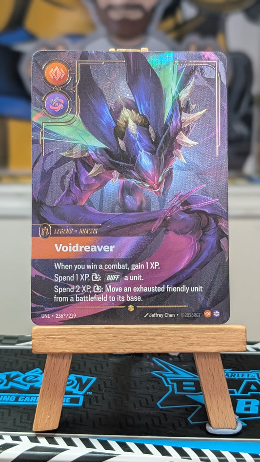 Kha'zix Voidreaver UNL - 236*/219 - Overnumber Signature - Unleashed Riftbound