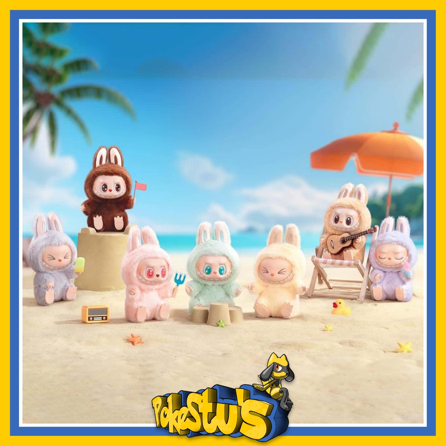 Offical PopMart -THE MONSTERS - Have a Seat Labubu -Plush Blind Box