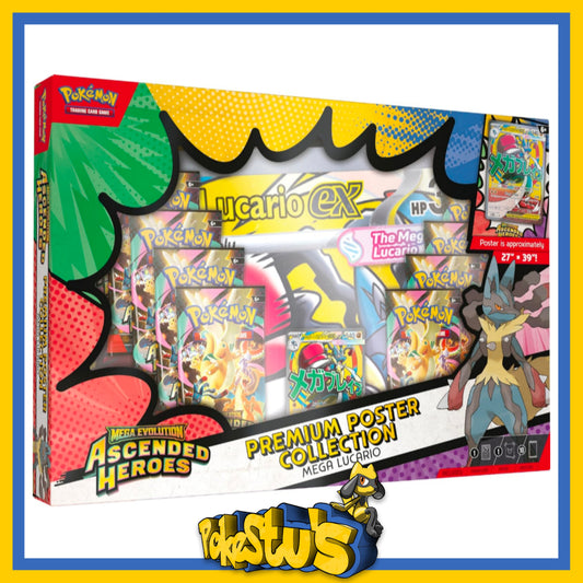 Ascended Heroes Premium Poster Collection - Mega Lucario