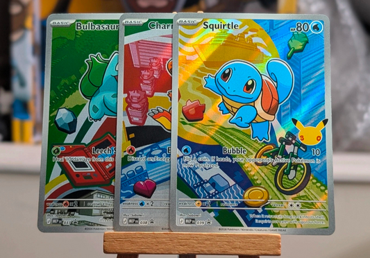 Bulbasaur, Charmander, Squirtle - MEP 037, 038 & 039 - First Partner