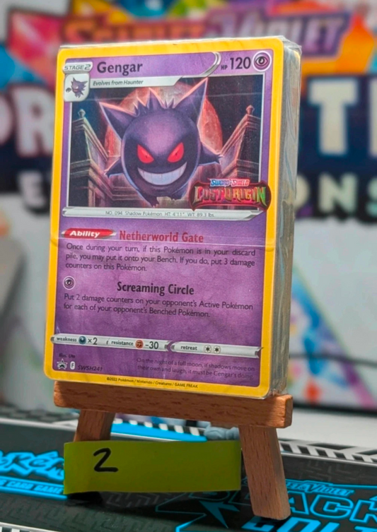 Gengar - SWSH241 - Lost Origin - Stamped Pre-release Promo - Sealed Deck