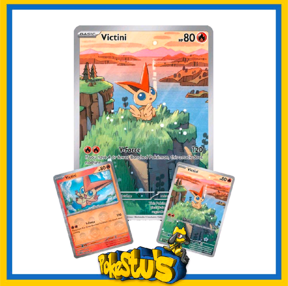 Unova Victini Illustration Collection