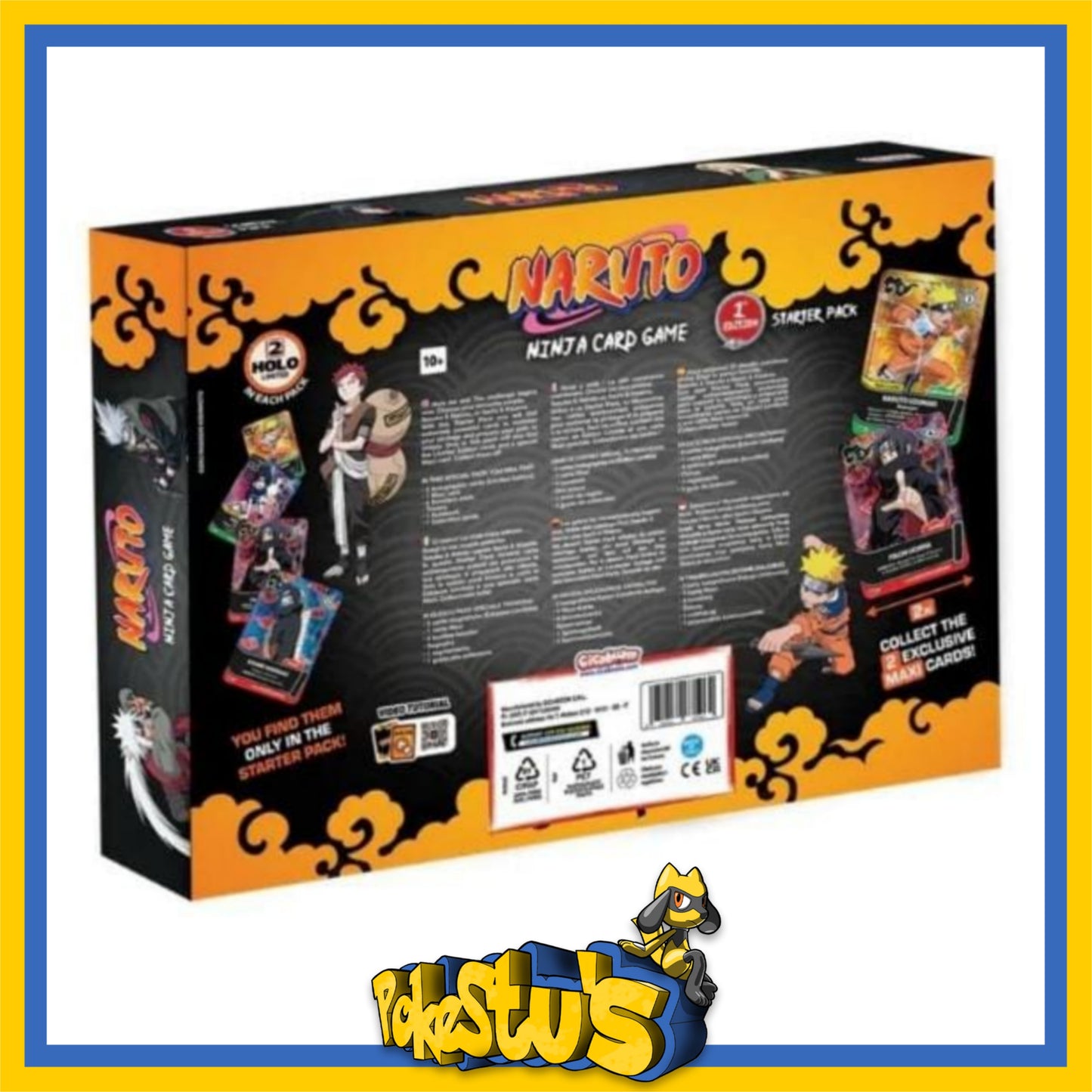 Naruto Mythos TCG -Set 01- Konoha Shido - Starter Pack- Naruto & Sasuke