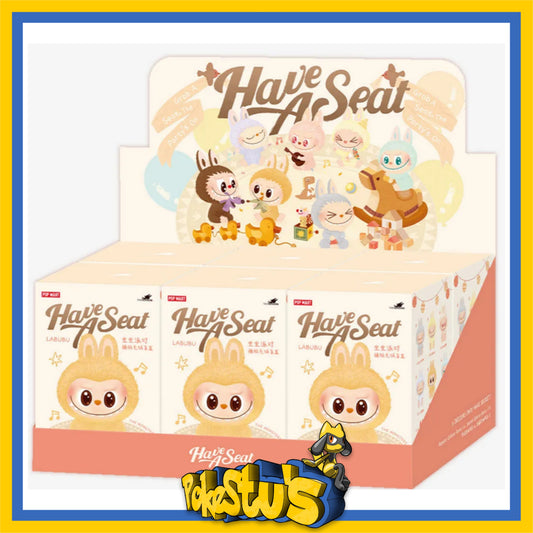 Offical PopMart -THE MONSTERS - Have a Seat Labubu -Plush Blind Box