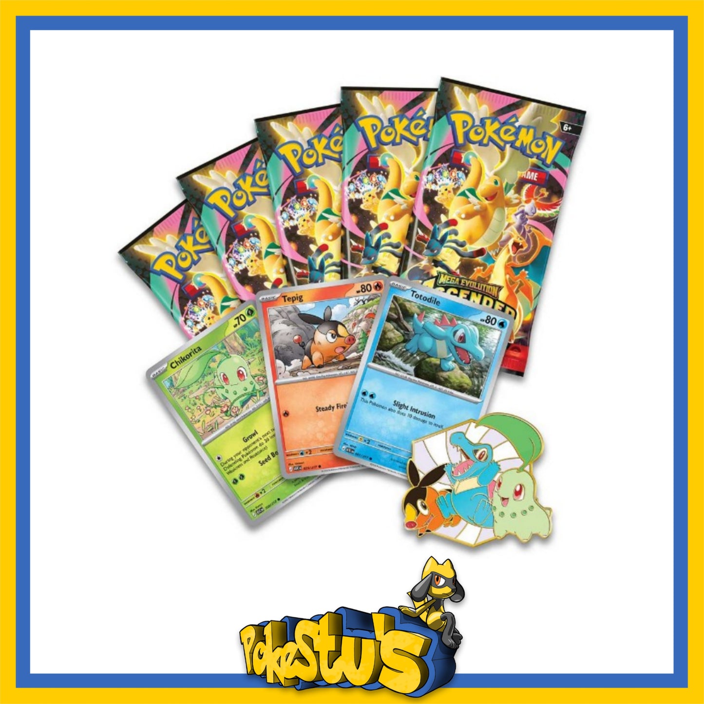 Ascended Heroes First Partners Pin Collection