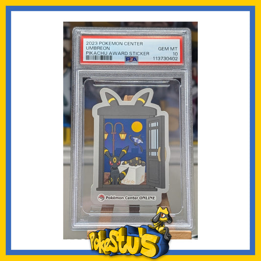 Umbreon - PSA 10 - 2023 Pikachu Award Centre Sticker -Japanese.