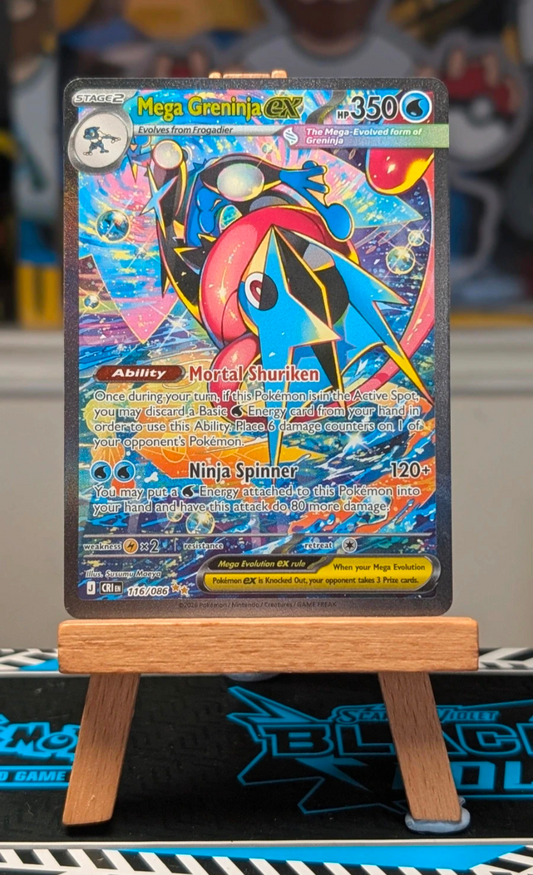 Mega Greninja ex - 116/086 - Chaos Rising.
