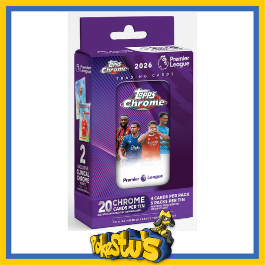 Topps Chrome Premier League 2026 Tin