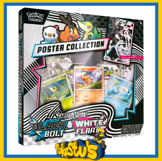 Black Bolt & White Flare Unova Poster Collection