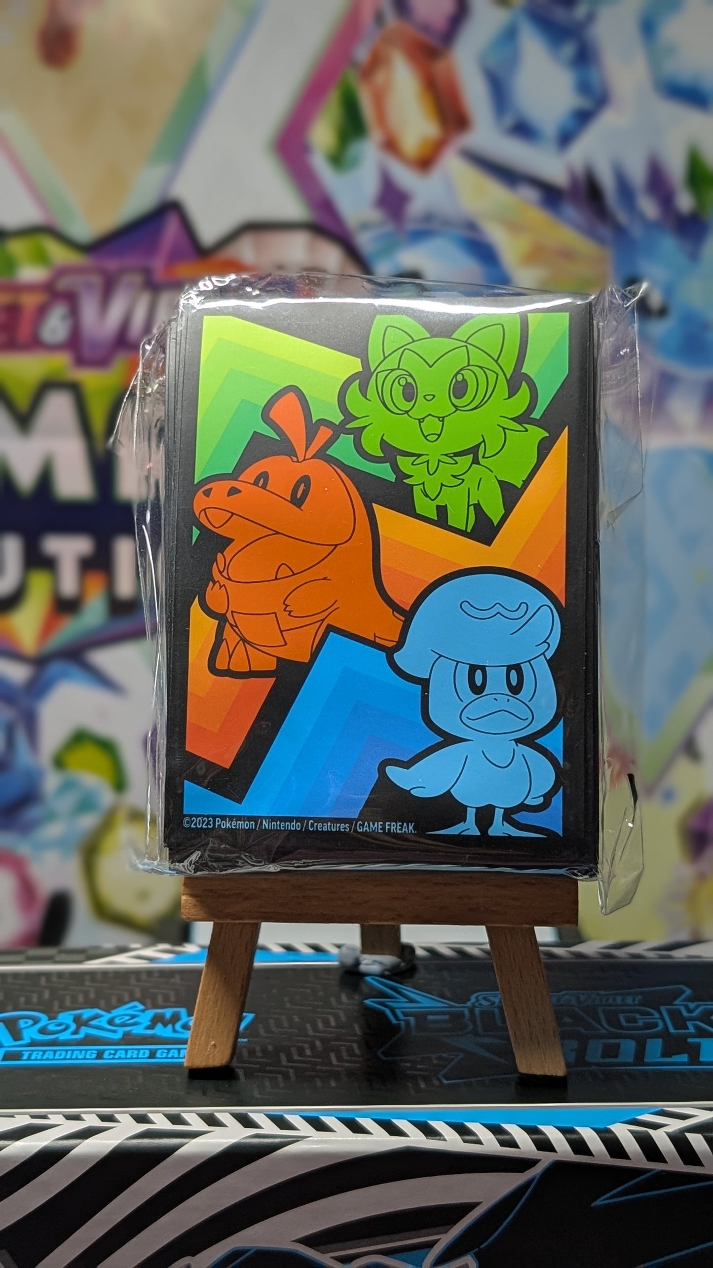 Paldea Evolved Starter Pokemon Sleeves
