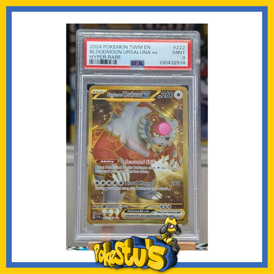 Bloodmoon Ursaluna ex - 222/167 - PSA 9