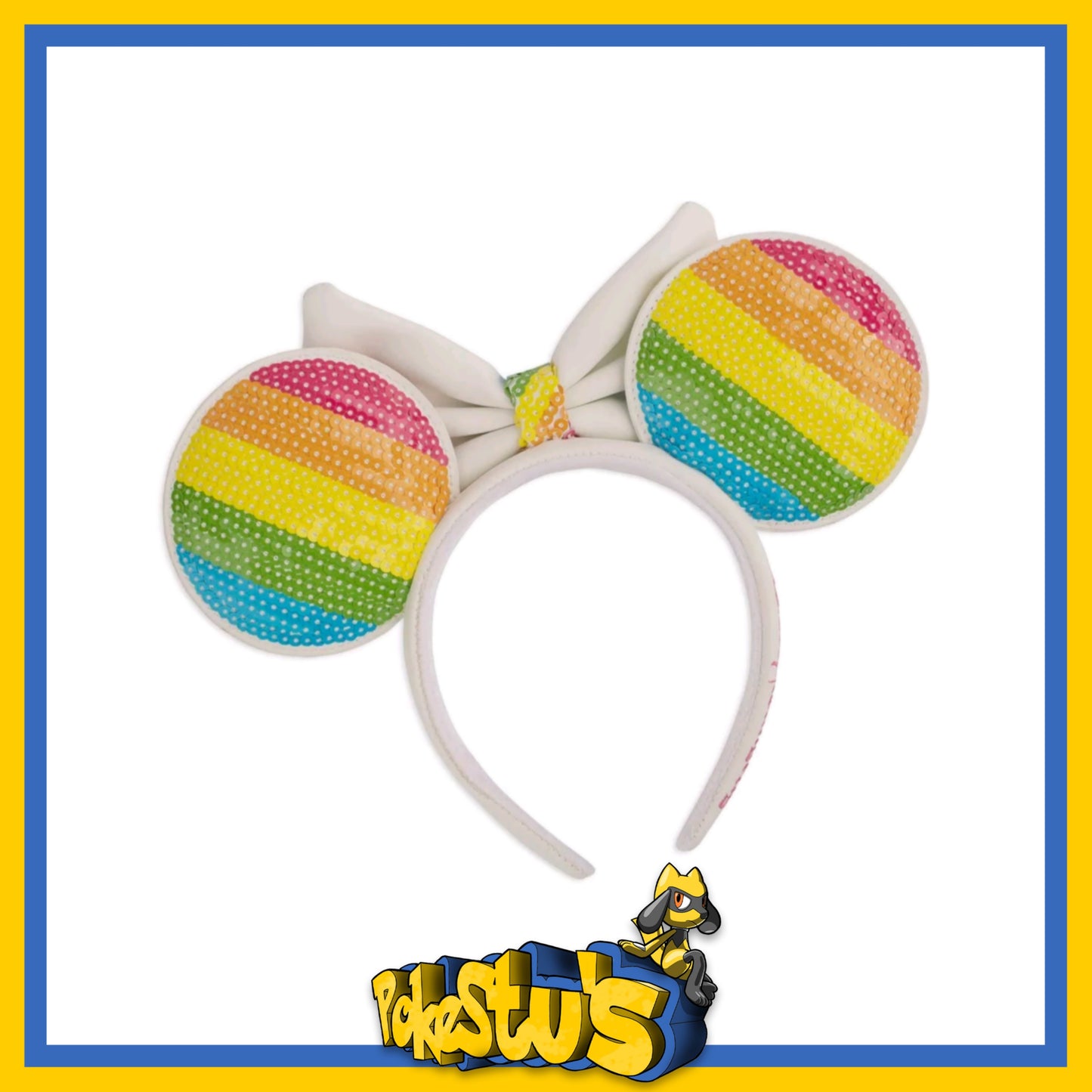 Disney Loungefly Sequin Rainbow Minnie Mouse Ears