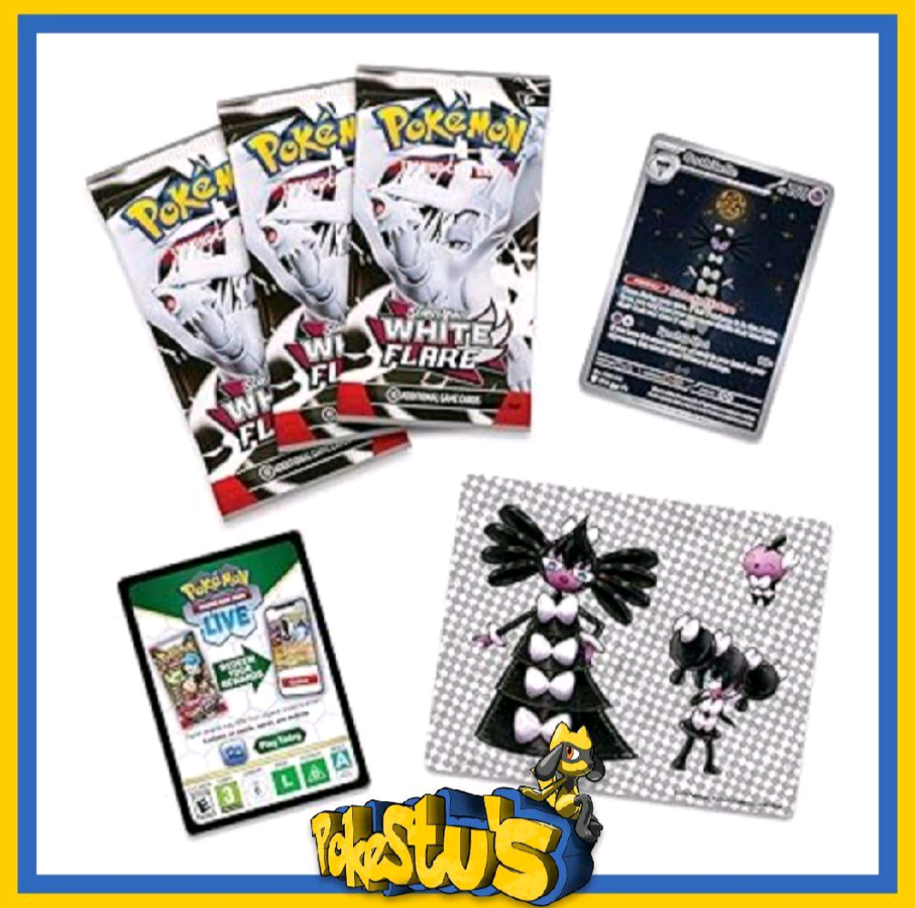 White Flare Tech Sticker Collection