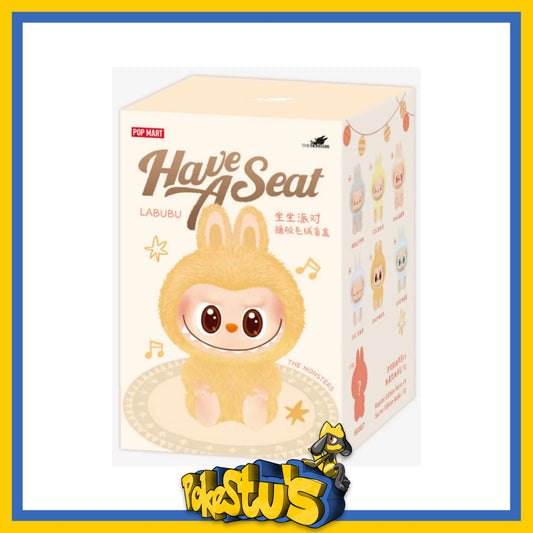 Offical PopMart -THE MONSTERS - Have a Seat Labubu -Plush Blind Box