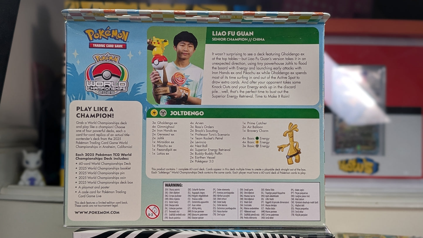 Pokémon 2025 World Championships Deck - Joltdengo - Liao Fu Guan.