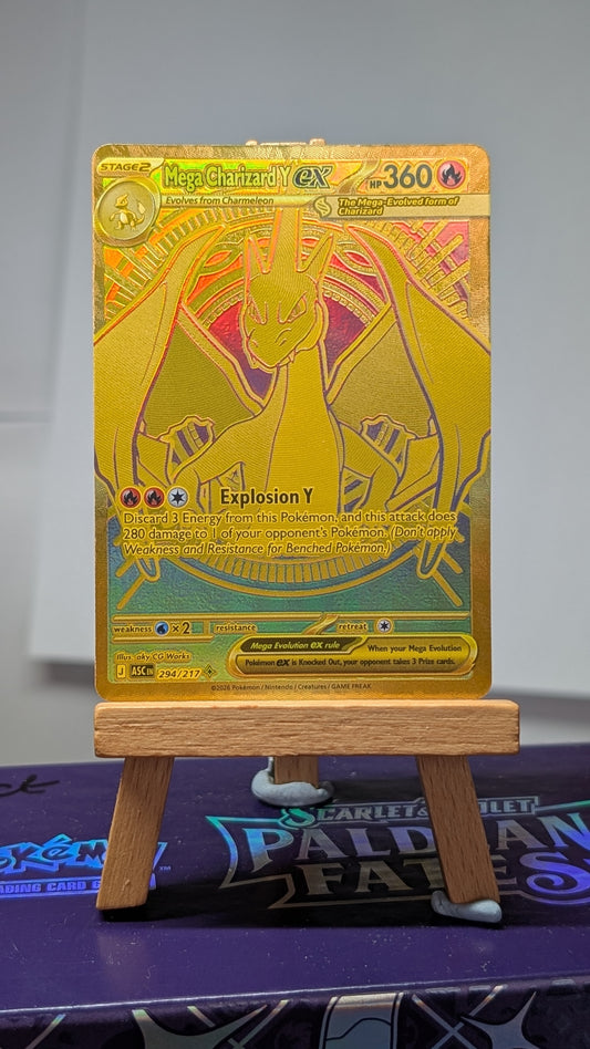 Gold Mega Charizard Y EX - 294/217