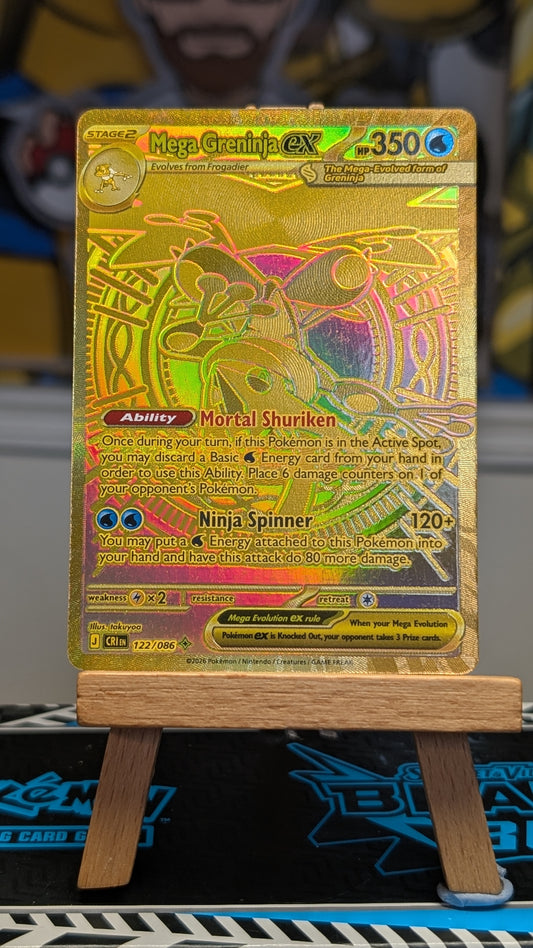 Mega Greninja EX - 122/086 - Chaos Rising