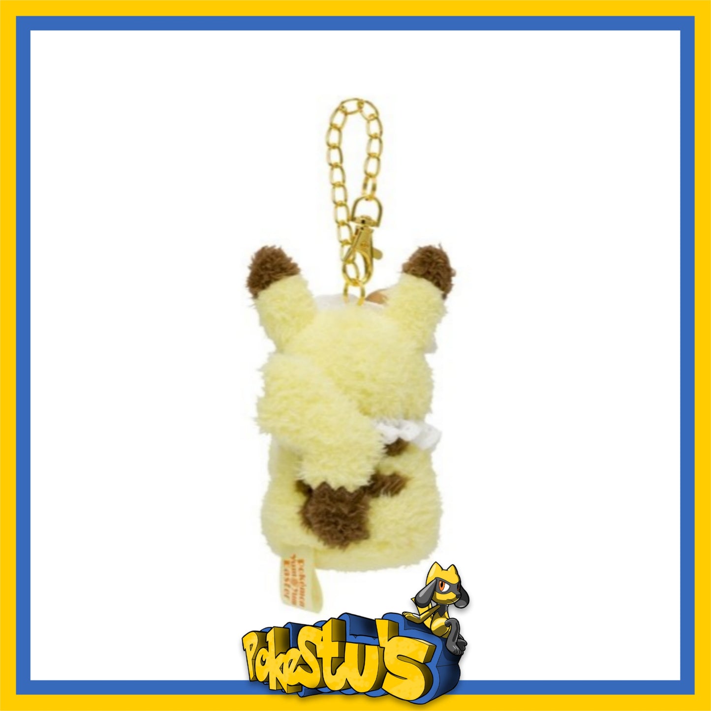 Yum Yum Easter Pikachu Mascot Key Chain - Japanese Pokémon Centre Exclusive.