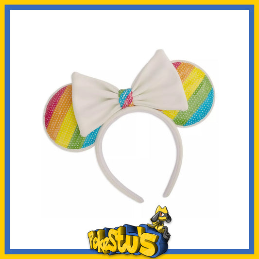 Disney Loungefly Sequin Rainbow Minnie Mouse Ears
