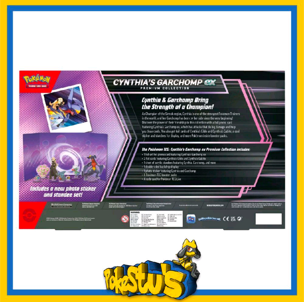 Cynthia's Garchomp ex Premium Collection Box