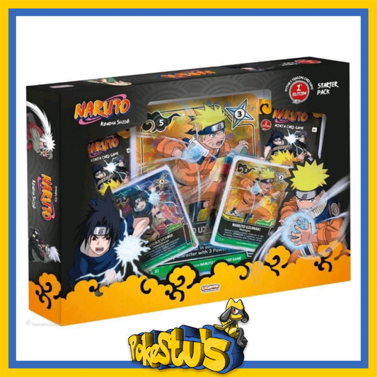 Naruto Mythos TCG -Set 01- Konoha Shido - Starter Pack- Naruto & Sasuke