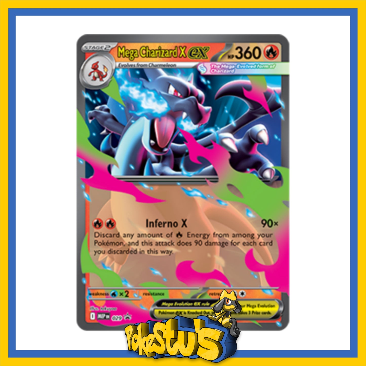 Mega Charizard X EX Tin