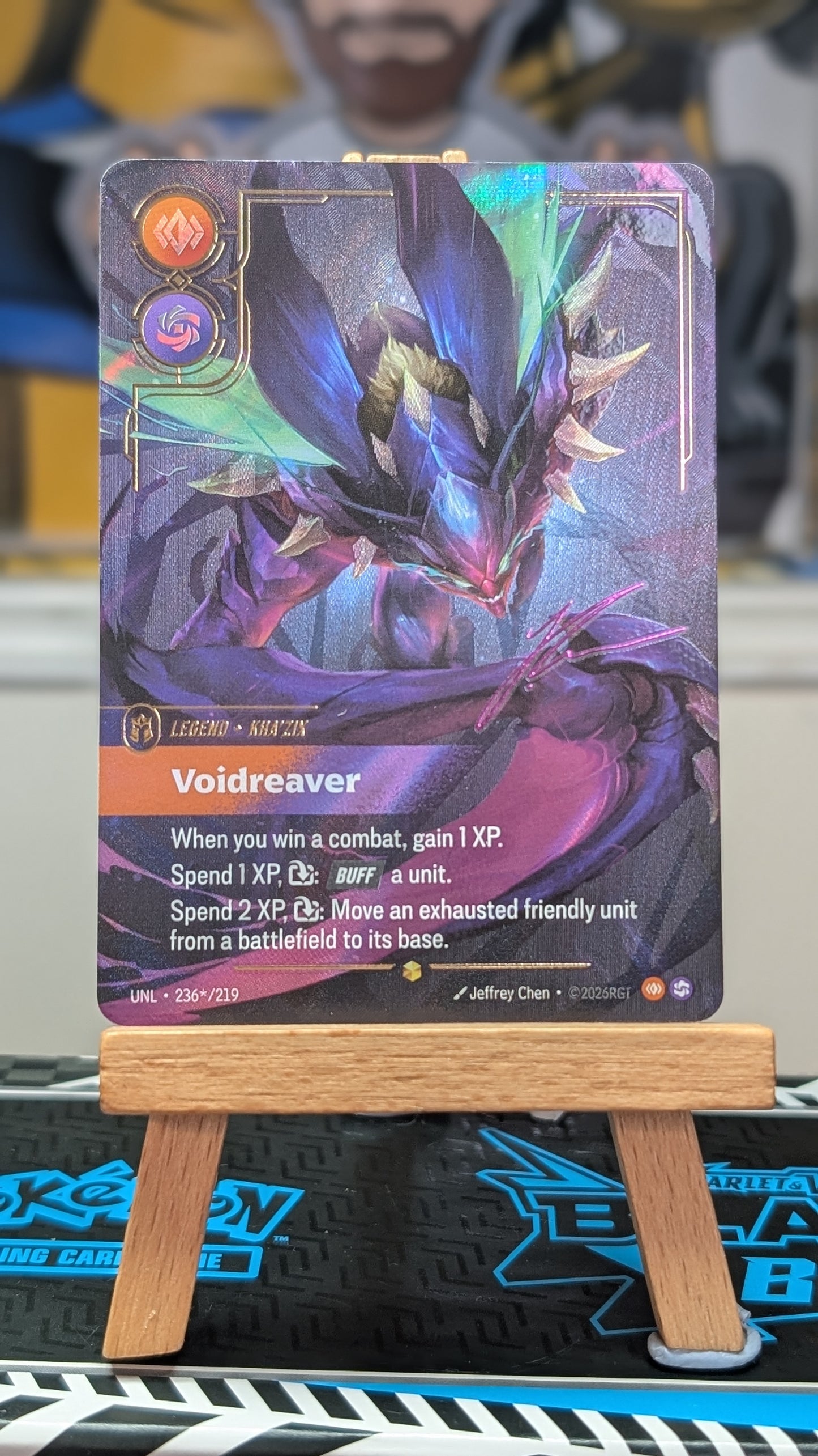 Kha'zix Voidreaver UNL - 236*/219 - Overnumber Signature - Unleashed Riftbound