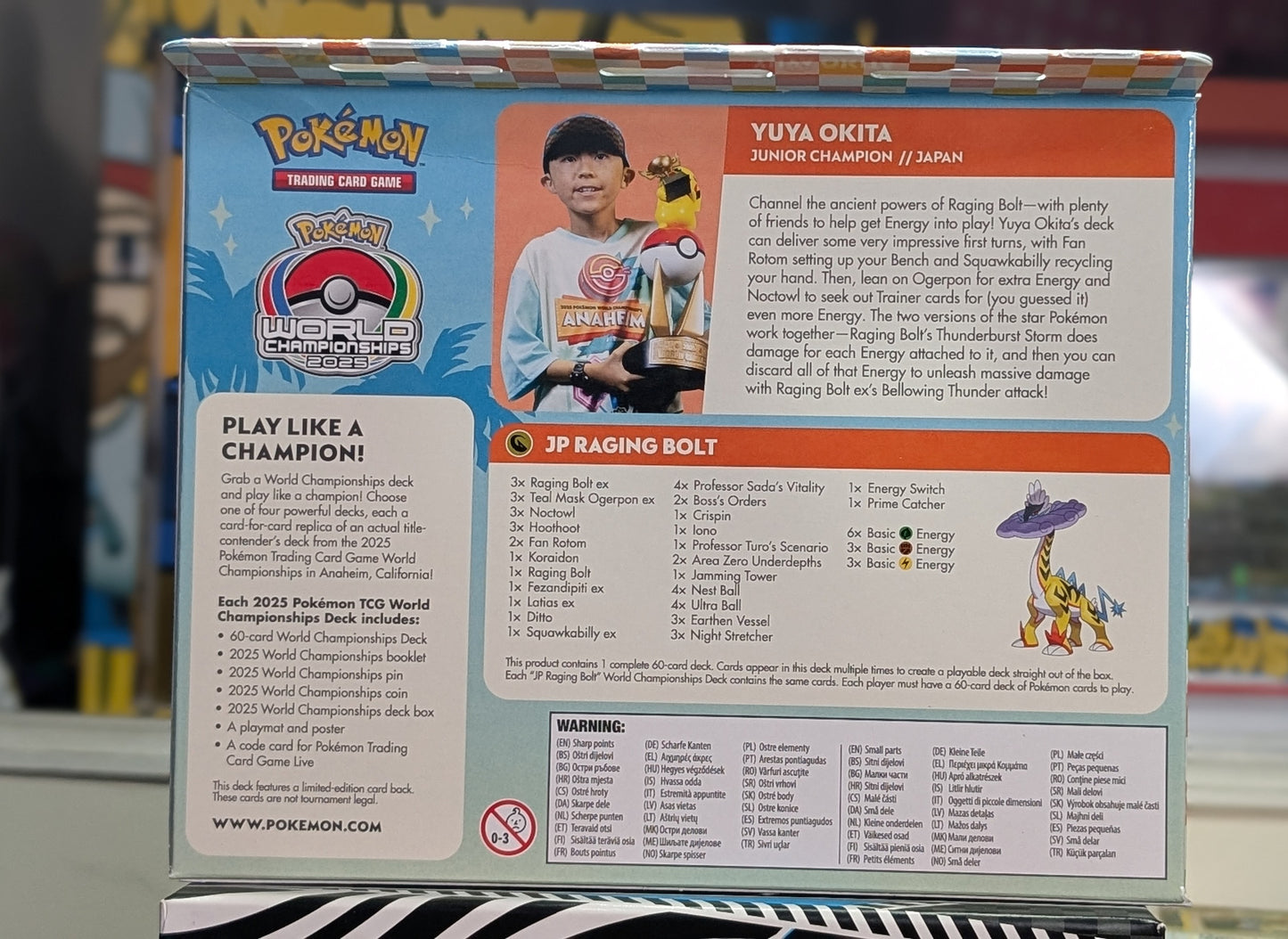 Pokémon World Championship Decks 2025 - Set of 4