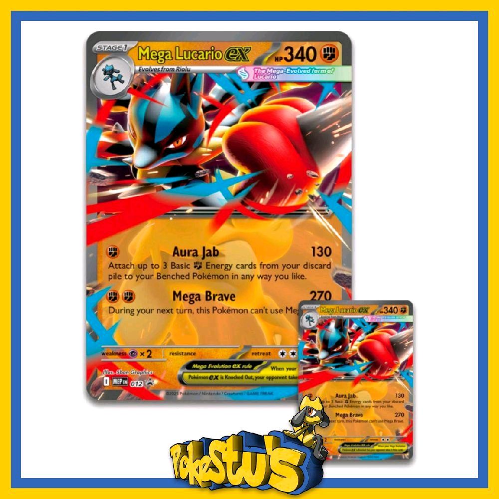 Mega Lucario ex Card Collection.