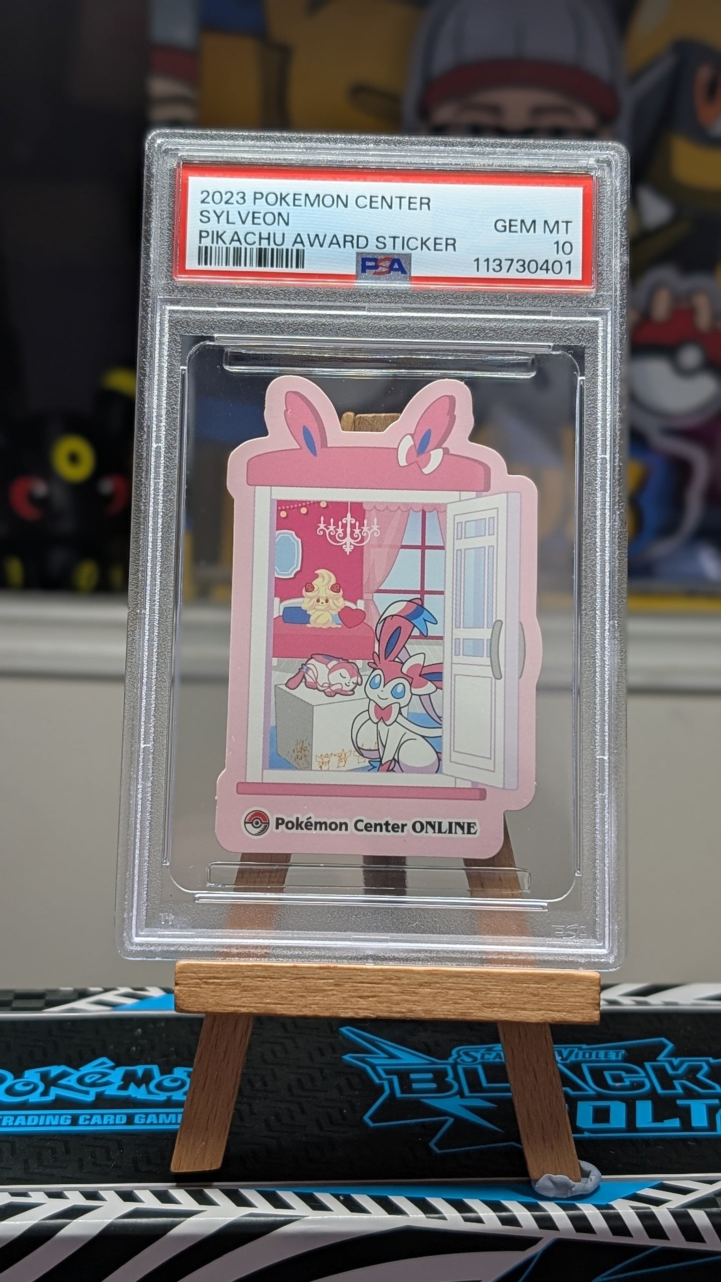 Sylveon - PSA 10 - Japanese Pokemon Centre Online award sticker