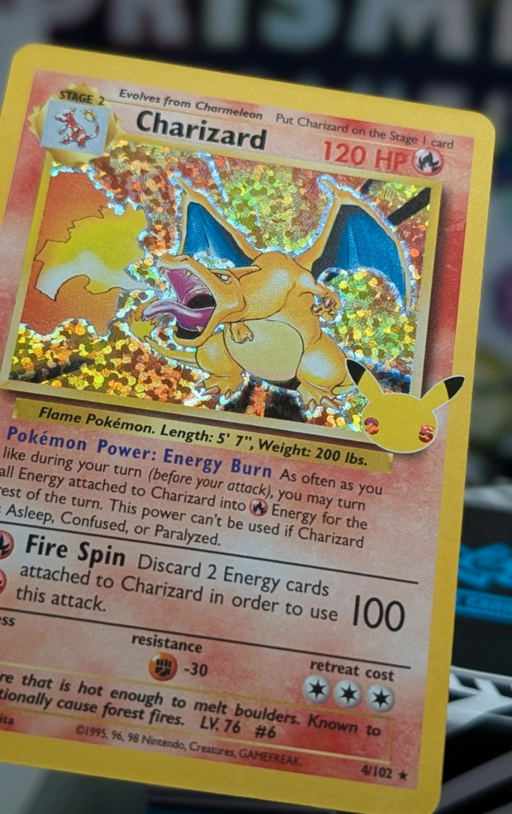 Charizard - 4/102 - Celebrations Classic Collection