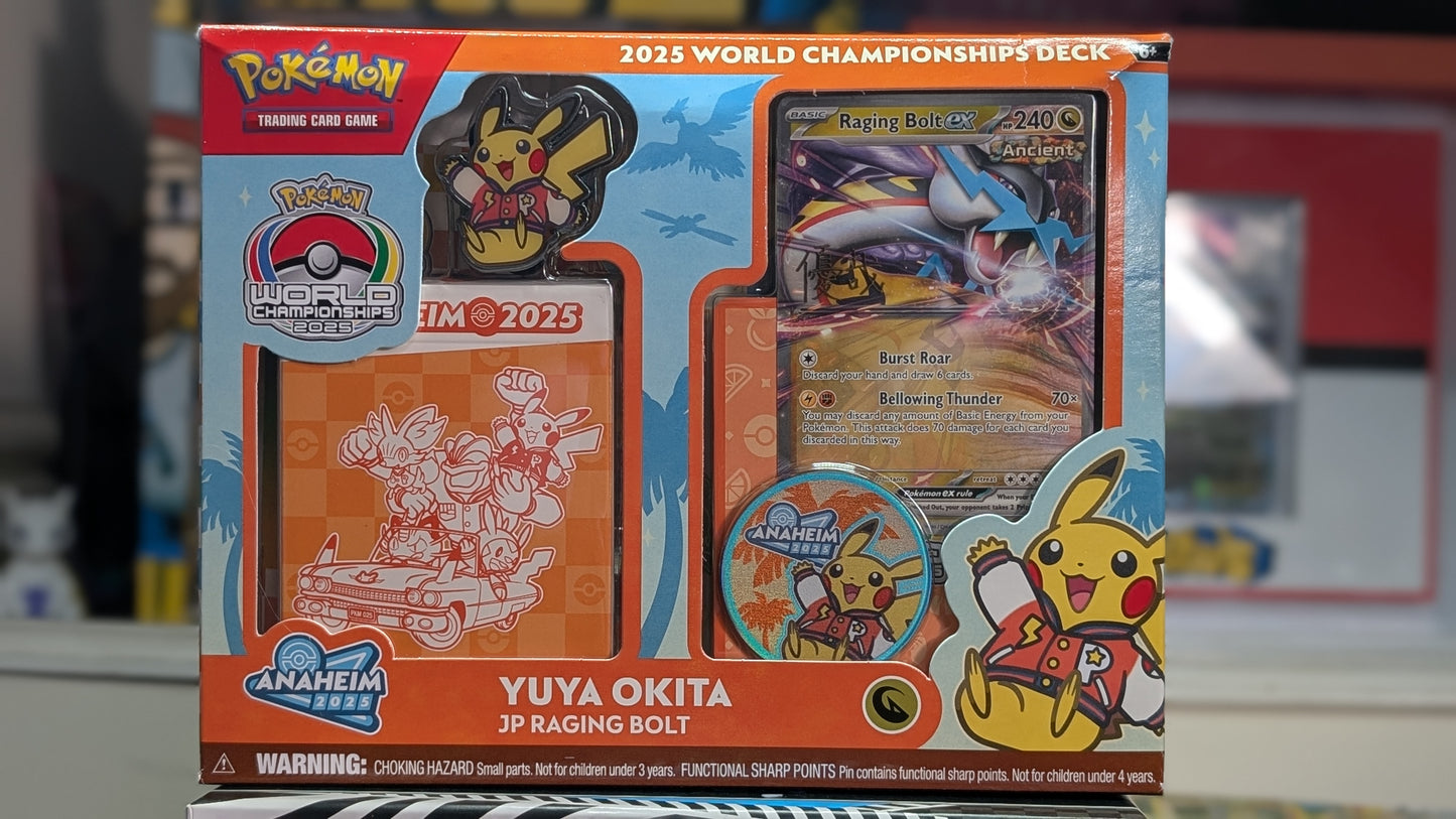 Pokémon 2025 World Championship Deck - Yuya Okita - JP Raging Bolt.