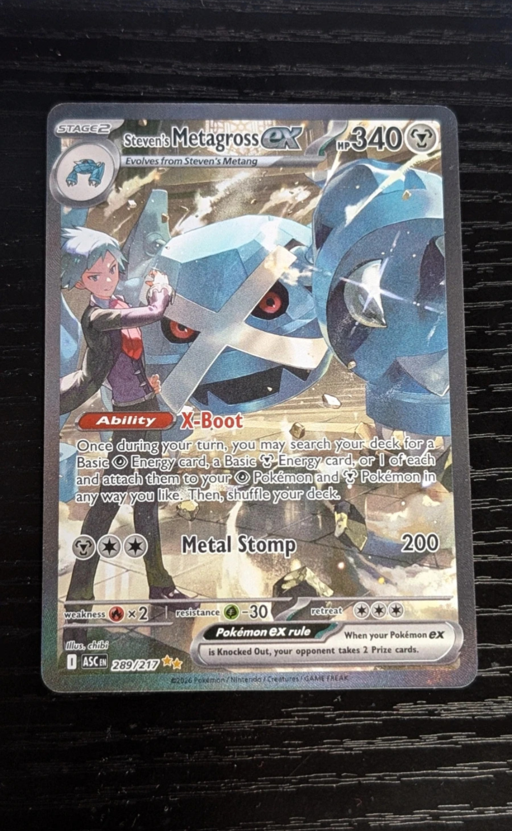 Steven's Metagross ex - 289/217