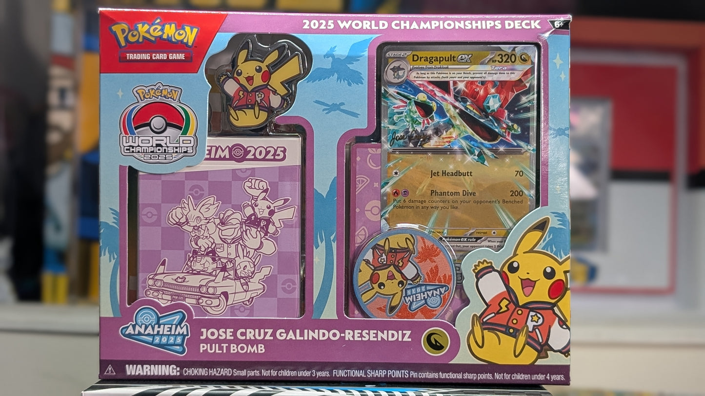 Pokémon 2025 World Championship Deck - Jose Cruz Galindo - Resendiz - Pult Bomb