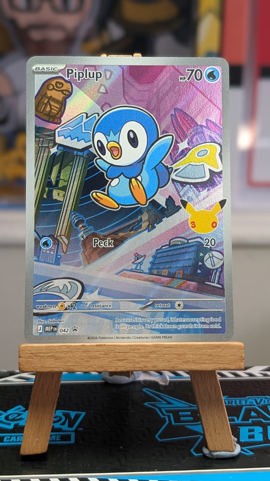 First Partner Illustration Collection - Series 1 Gen 4 - Chimchar, Turtwig, Piplup.