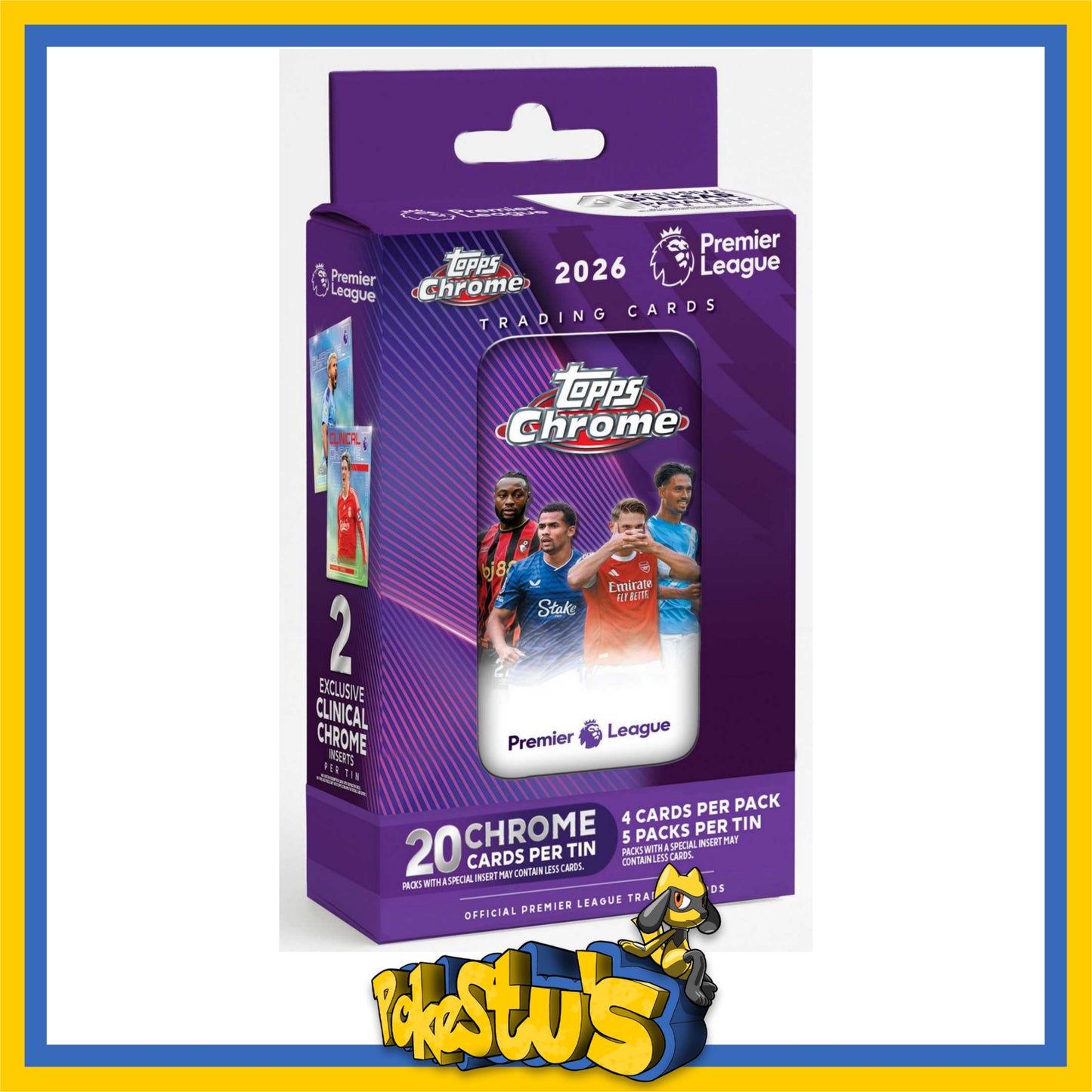 Topps Chrome Premier League 2026 Tin