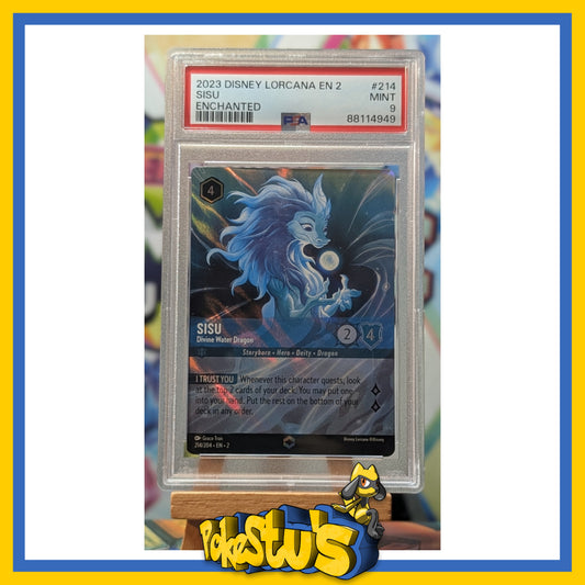 Disney Lorcana Rise of the Floodborn Sisu Enchanted 214/204 PSA 9