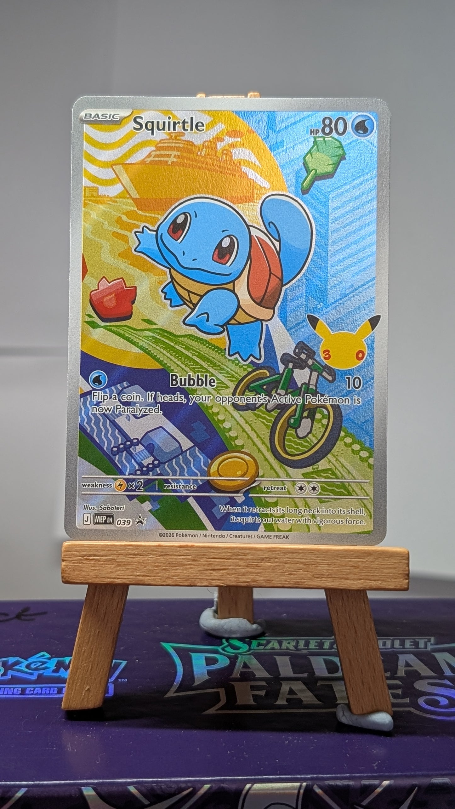 First Partner Illustration Collection Series 1 Kanto Gen 1 3x Cards - MEP - 037, 038, 039