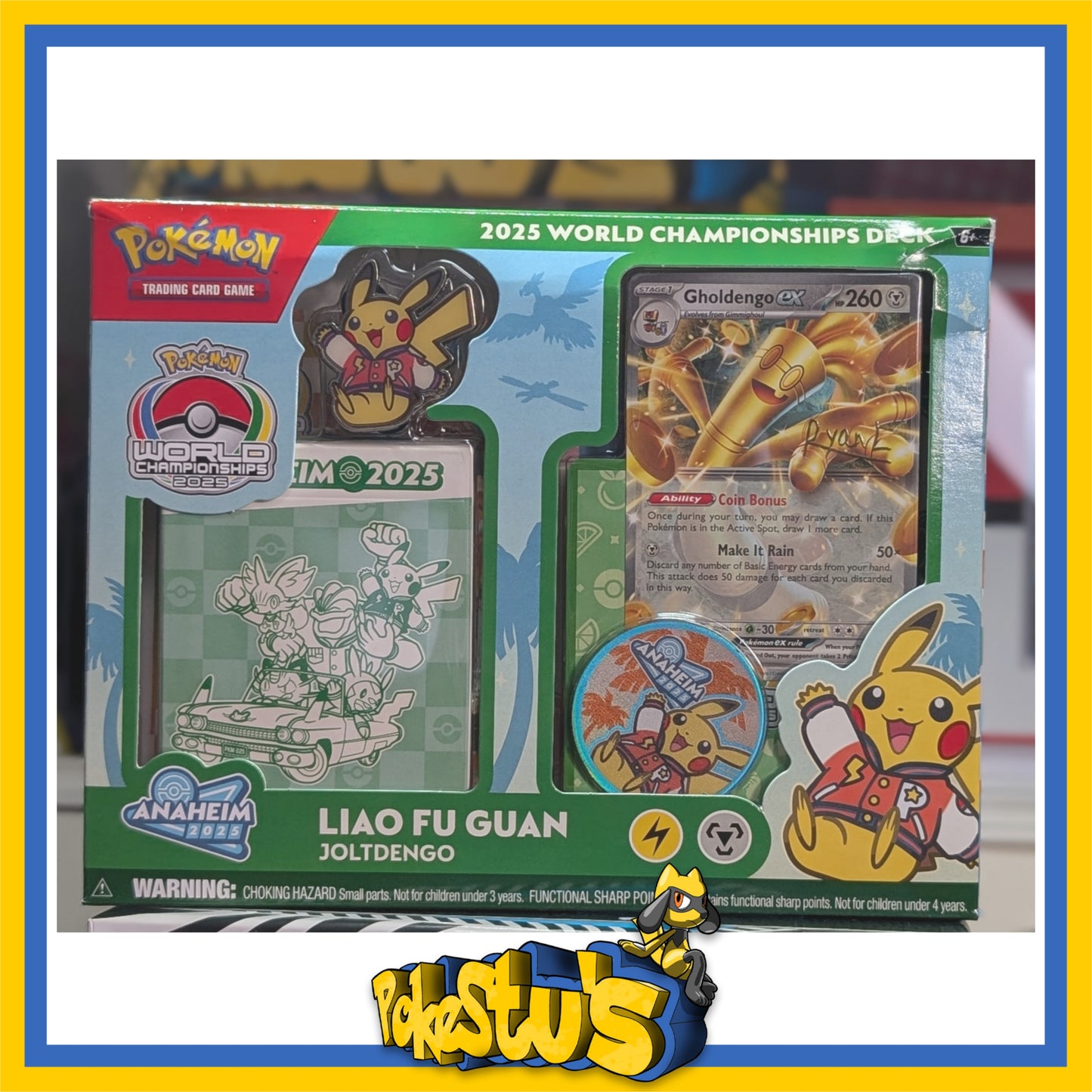 Pokémon 2025 World Championships Deck - Joltdengo - Liao Fu Guan.