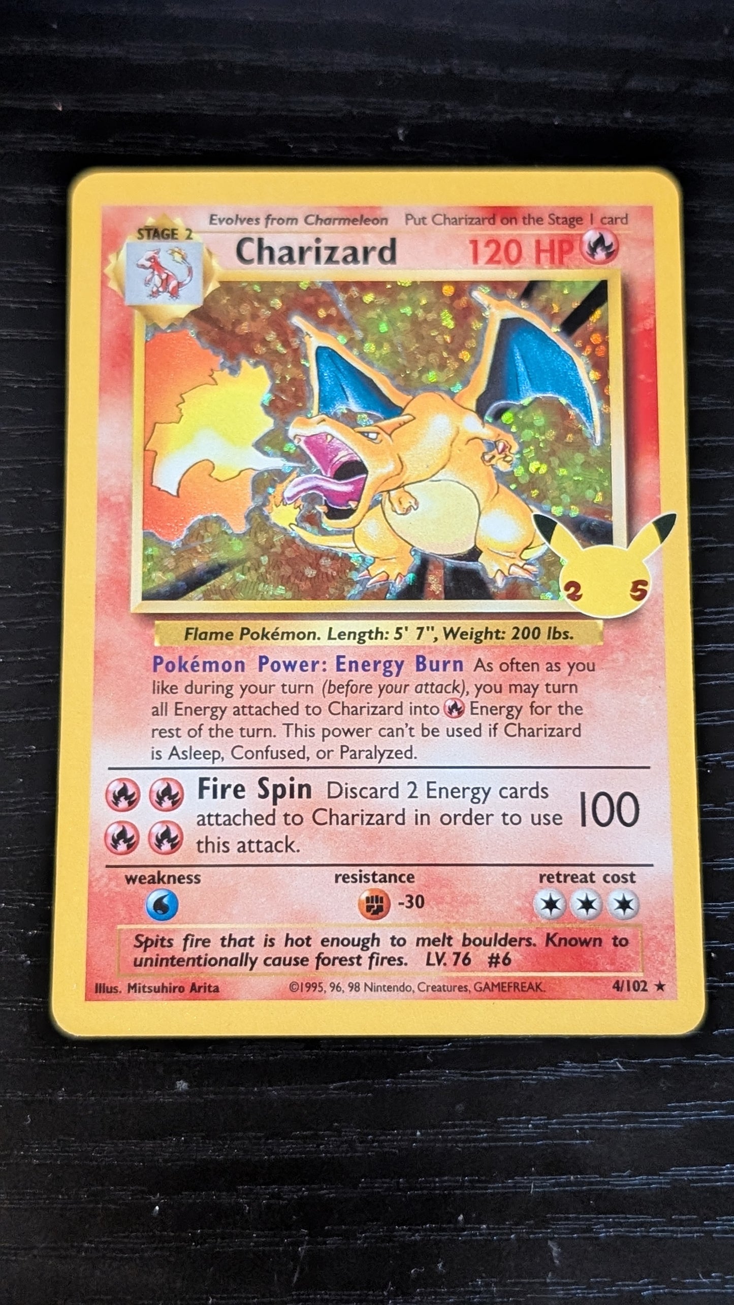 Charizard - 4/102 - Celebrations Classic Collection.