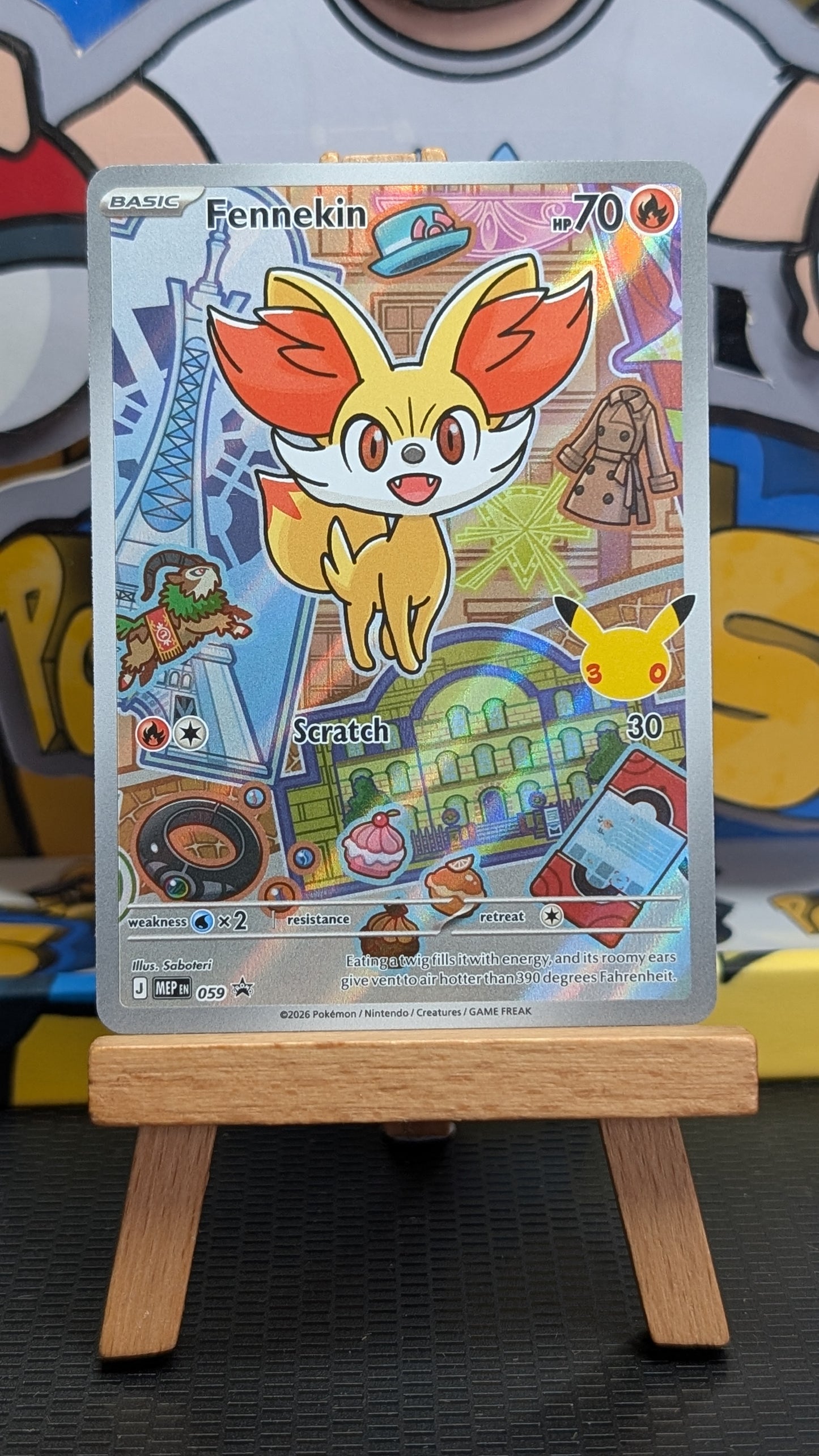 First Partner Series 3 - Froakie 060, Chespin 058, Fennekin.